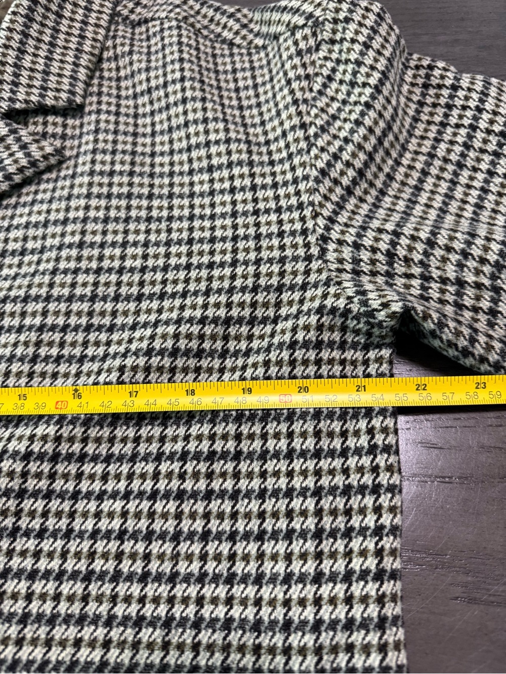 Madewell Larsen Houndstooth Blazer Size M Oversized Plaid Academia - Picture 7 of 10